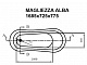 Magliezza Акриловая ванна на лапах Alba (168,5х72,5) ножки бронза – фотография-6